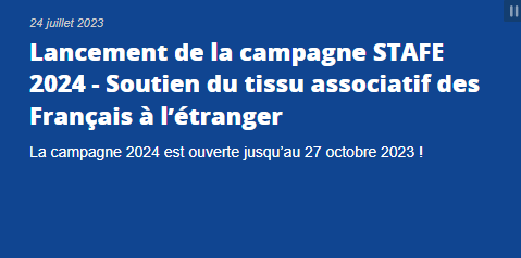 Campagne STAFE 2024